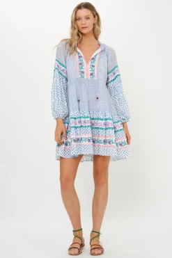 Balloon Sleeve Short- Jungi Blue