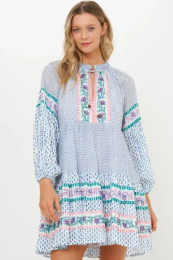 Balloon Sleeve Short- Jungi Blue