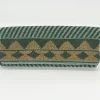 Beaded Clutch- Mezcal Green Gold