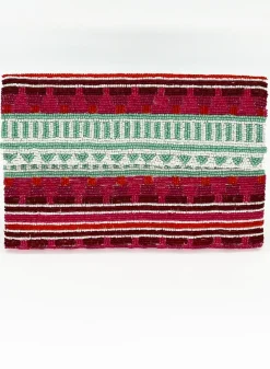 Beaded Envelope- Mezcal Red