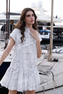 Cap Sleeve Mini- Roma White