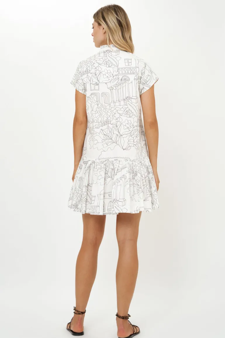Cap Sleeve Mini- Roma White
