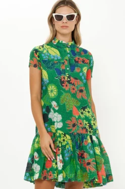 Cap Sleeve Mini- Sutton Green