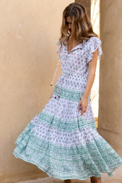 Cinched Flirty Midi- Bloom Lilac