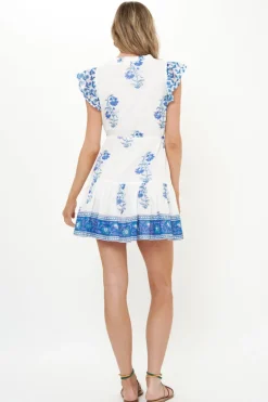 Cinched Flirty Short- Salvia Blue