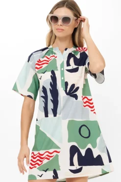 Pocket Dress- Riviera Sage