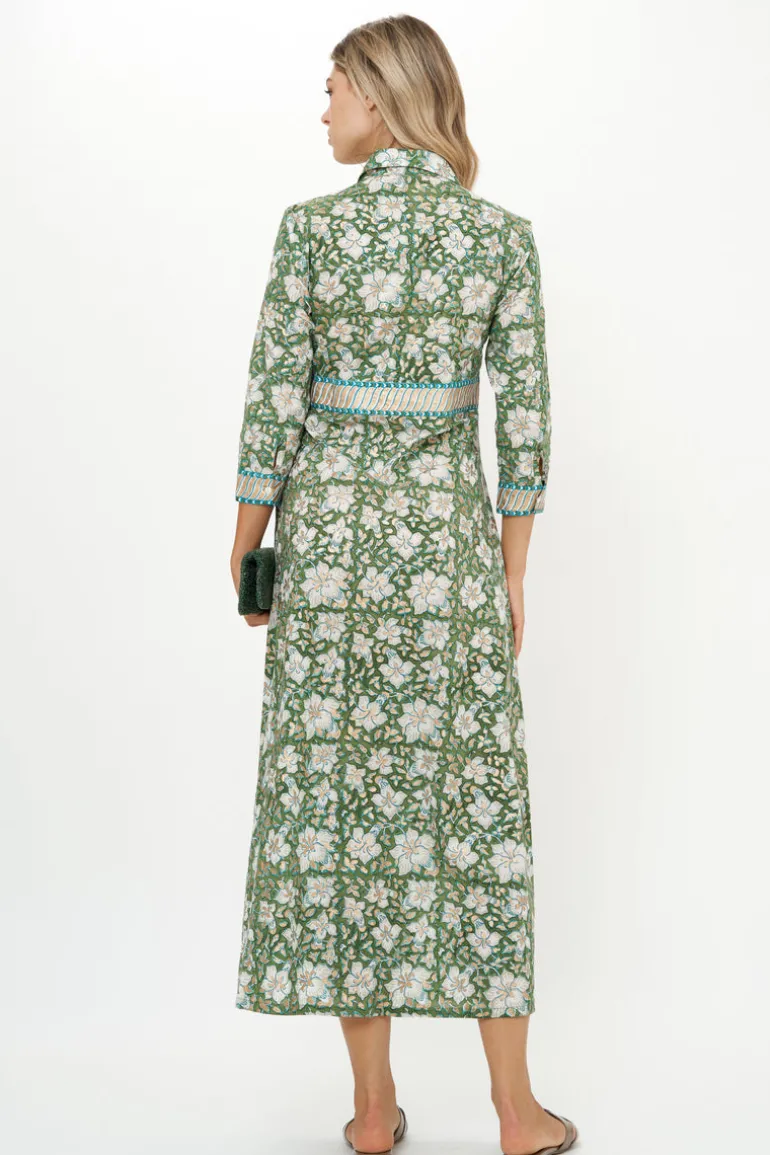 Shirt Dress Maxi- Ivy Olive