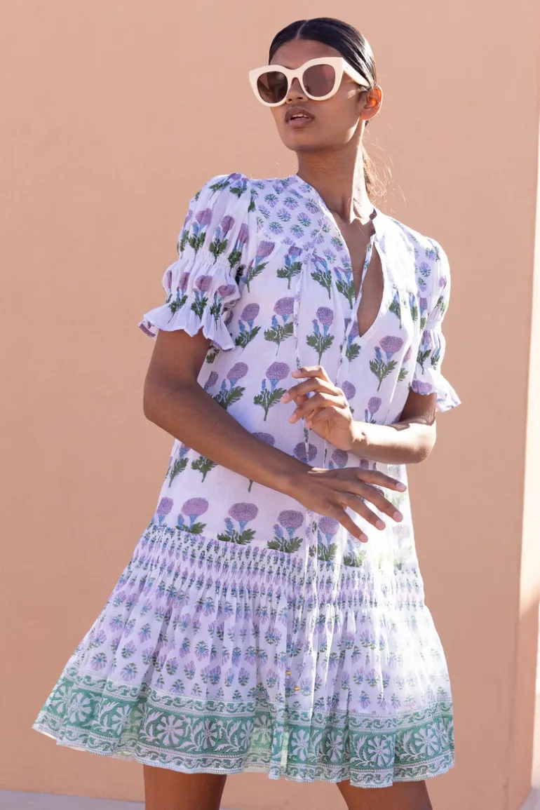 Smocked Drop Mini- Bloom Lilac