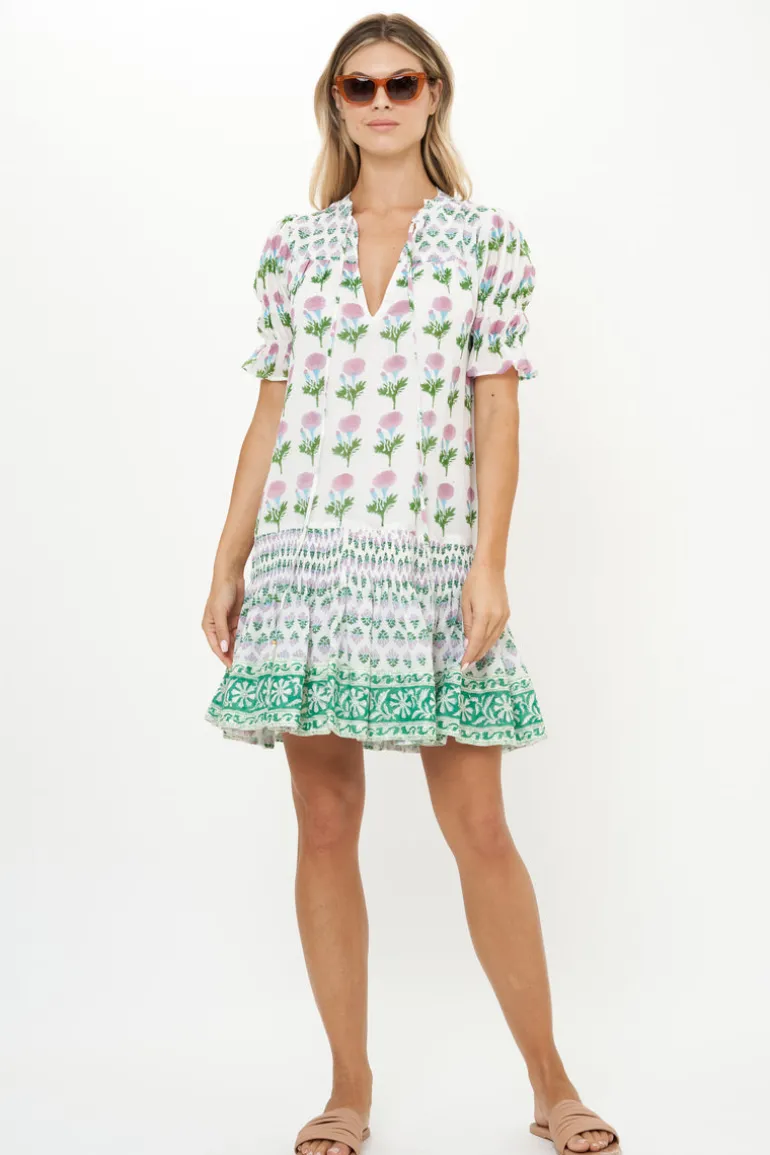 Smocked Drop Mini- Bloom Lilac
