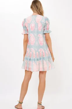 Smocked Drop Mini- Samode Green