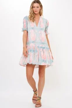 Smocked Drop Mini- Samode Green