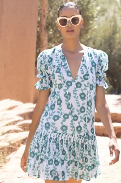 Smocked Drop Mini- Toscana Green
