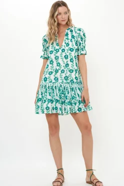 Smocked Drop Mini- Toscana Green