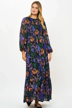 Smocked Top Maxi- Turin Peri