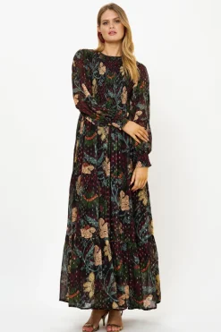 Smocked Top Maxi- Turin Wine