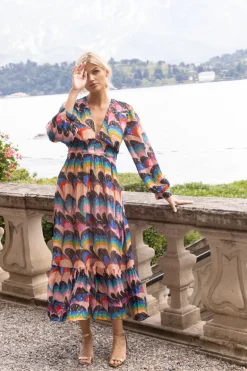 Tie Back Maxi- Venice Blue