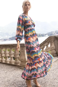 Tie Back Maxi- Venice Blue