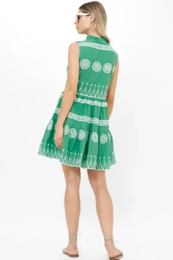 Yoke Dress- Soleil Sage